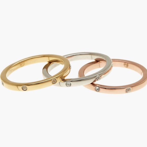 Adornia Swarovski Crystal Studded Band - Set of 3 - Picture 3 of 7